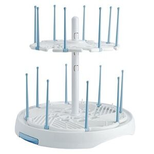 Munchkin Two-Tier Blue and White Drying Rack